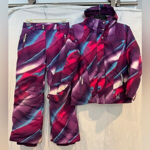 Spyder Girl's ski jacket and pants, size 12